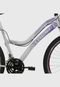 Bicicleta Aro 26 18Mmusa Branco e Violeta com cestão Athor Bikes - Marca Athor Bikes