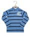 Camisa Polo Brandilli Listrada Infantil Azul/Preta - Marca Brandili