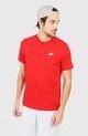 Camiseta Rojo-Blanco Nike Club Tee