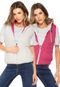 Colete Polo Wear Dupla Face com Pelo Rosa - Marca Polo Wear