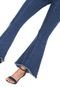 Calça Jeans Lunender Cropped Flare Azul - Marca Lunender