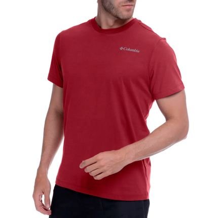Camiseta Columbia Basic Vermelho Masculino - Marca Columbia