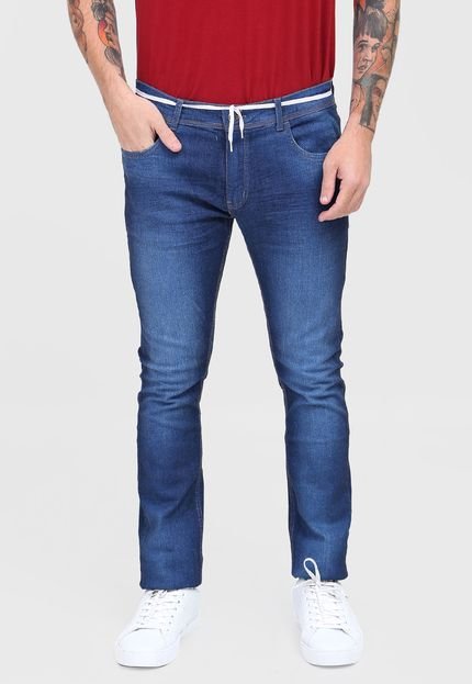 Calça Jeans Rip Curl Skinny Estonada Azul - Marca Rip Curl