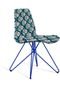 Cadeira Eames Base Aço Carbono Daf Azul/Verde - Marca Daf