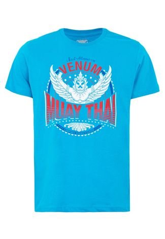 Camiseta Venum Muay Thay Garuda Azul