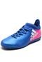 Chuteira adidas X 16.3 In Azul/Rosa - Marca adidas Performance