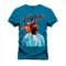 Camiseta Plus Size Agodão T-Shirt Unissex Premium Macia Estampada Tupac Shakur - Azul - Marca Nexstar