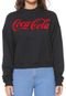 Moletom Fechado Coca-Cola Jeans Estampado Preta - Marca Coca-Cola Jeans