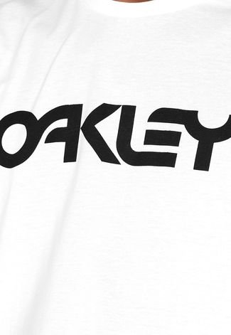 Camiseta Oakley Mod Mark Branca - Faz a Boa!