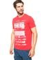Camiseta Calvin Klein Jeans Estampa Logo Frontal Vermelha - Marca Calvin Klein Jeans