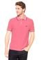 Camisa Polo Triton Bordado Rosa - Marca Triton