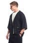Kimono Amplo em Linho Brohood Masculino Preto - Marca Brohood