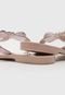 Rasteira Melissa Harmonic T Bar Gleam Rosa - Marca Melissa