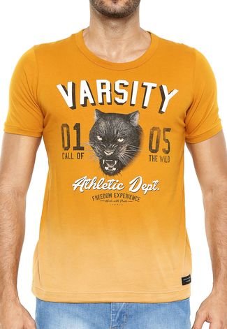 Camiseta Sommer Varsity Amarelo
