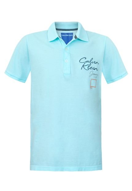 Camisa Polo Calvin Klein Kids Sunday Azul - Marca Calvin Klein Kids