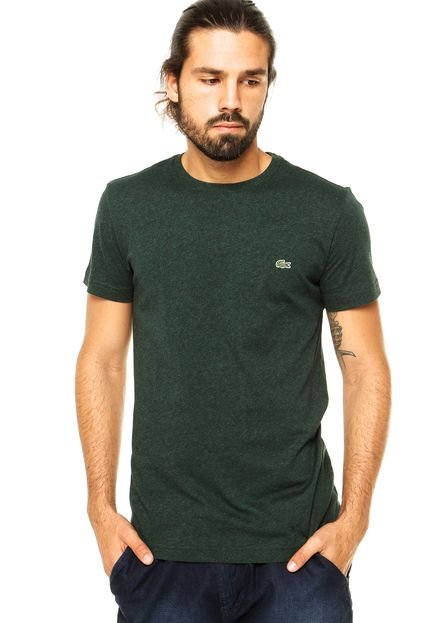 Camiseta Lacoste Lisa Manga Curta Verde - Marca Lacoste