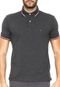 Camisa Polo Tommy Hilfiger Regular Fit Cinza - Marca Tommy Hilfiger