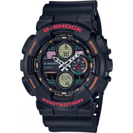 Relógio G-Shock GA-140-1A4DR Preto/Vermelho - Marca G-Shock