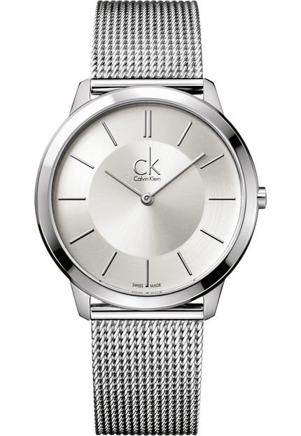 Relógio Calvin Klein K3M21126 Prata - Marca Calvin Klein