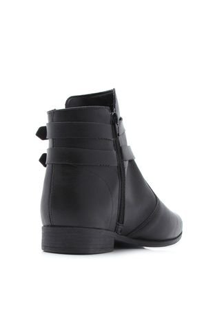 Bota DAFITI SHOES Fivela Preta - Compre Agora