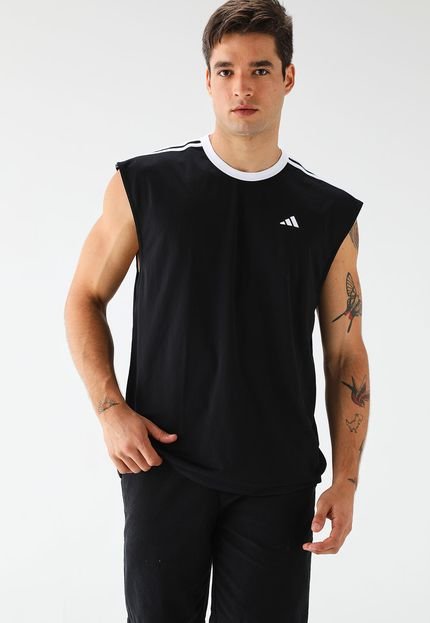 Regata adidas Sportswear Reta All Word Preta - Marca adidas Sportswear