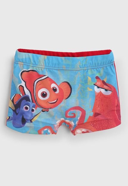 Short Tip Top Infantil Nemo Pixar Vermelho/Azul - Marca Tip Top